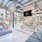 Outdoor lounge with tv and seating
