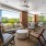  Outdoor lounge overlooking the surrounding greenery at The Boulevard apartments for rent in Mt Pleasant, SC.